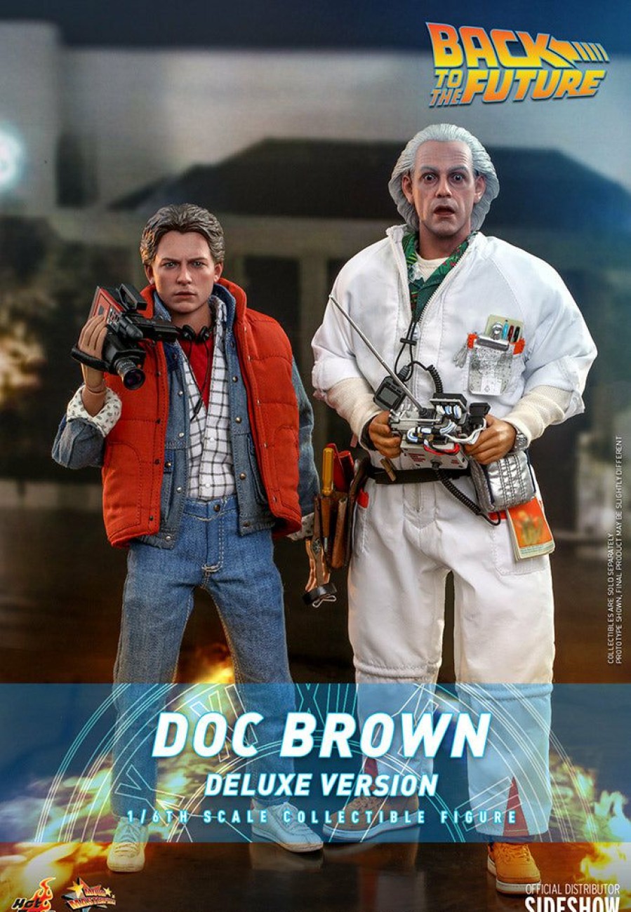 Movies / Tv / Sports * | Hot Toys 1/6 Scale Figure Back To The Future Doc Brown (Deluxe Version) Pre-Orders